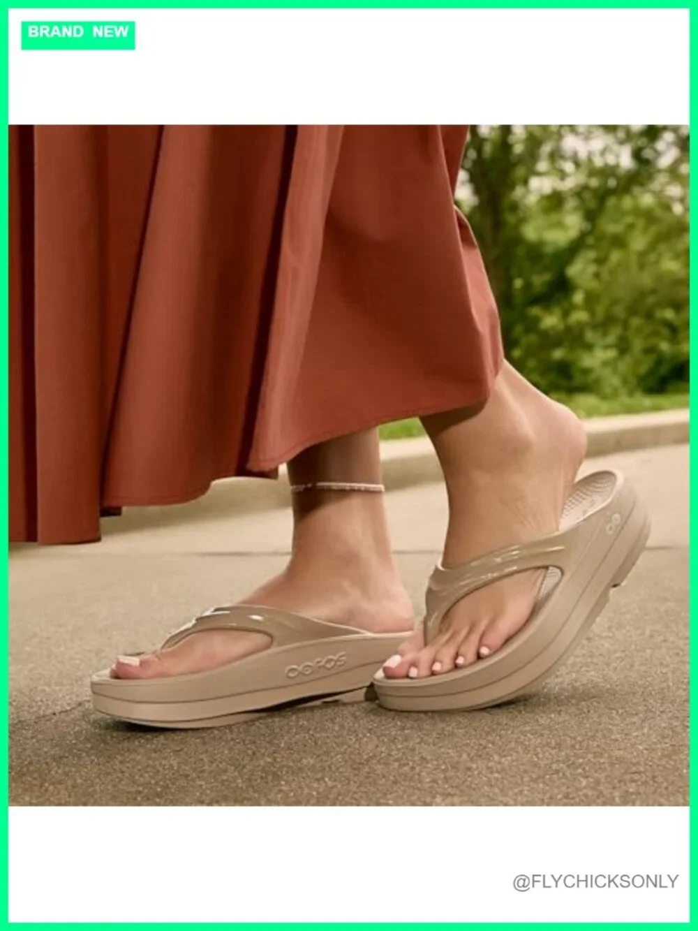 OOfoam Platform Slide Sandal - Active Recovery - Waterproof - Slip On